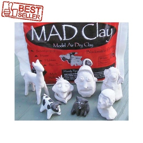 MAD CLAY - AIR DRY - WHITE (2kg)