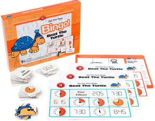 BEAT THE TURTLE – TELL THE TIME BINGO (EDUCATIONAL GAME)